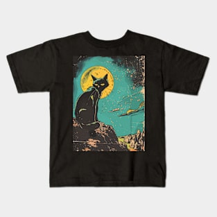 Witchy Cat Kids T-Shirt